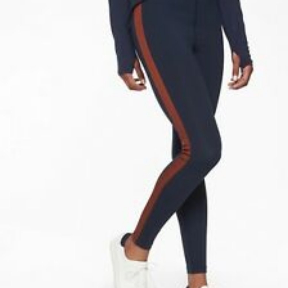 Athleta Track Tux Tights
